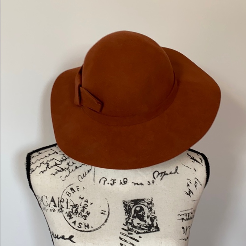 Concise Felt Knot Wool Swinger Hat - Picture 4 of 8